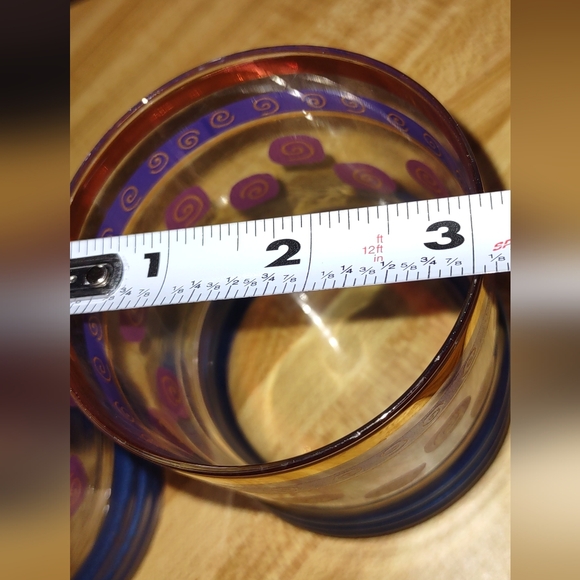 Set Of 4 Sakura Sango Vintage Cocktail Glasses Very MCM In Terrific Condition - Picture 3 of 4